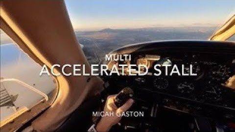 Multi Engine - Accelerated Stall (Maneuver in Aircraft)