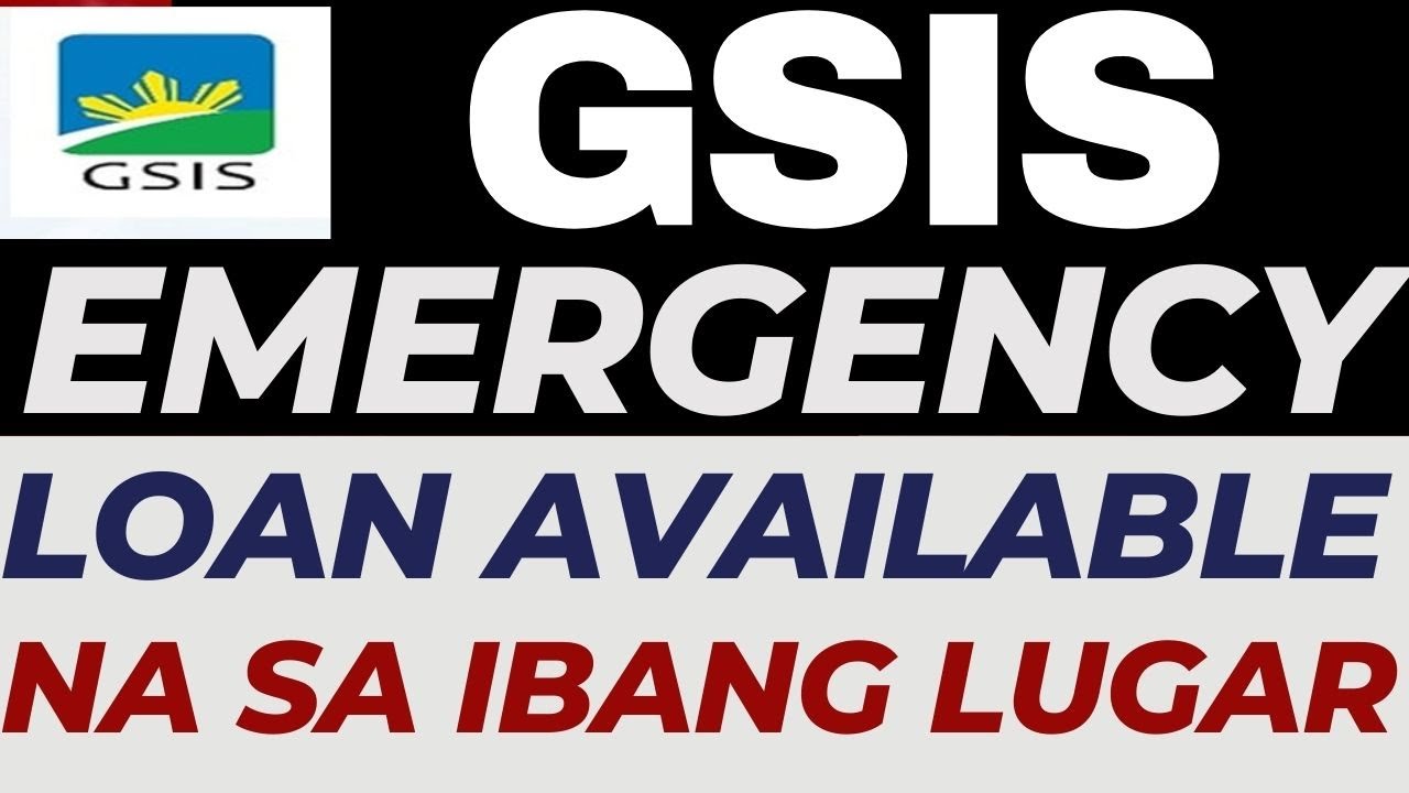 gsis-emergency-loan-available-na-sa-ilang-lugar-youtube