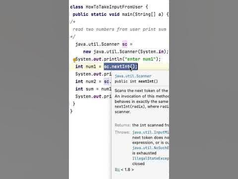 HOW TO READ INPUT FROM USER IN JAVA - YouTube