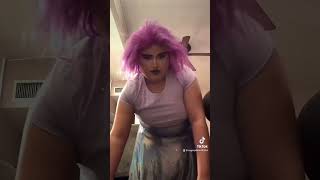 I love the look and this wig#support me 14 year old drag queen#☺️❤️