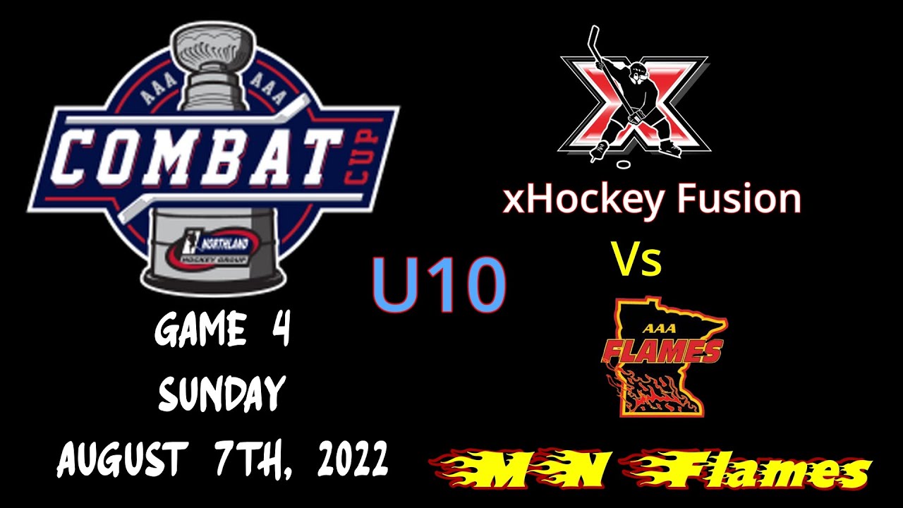 xHockey Fusion AAA U10 2022 Combat Cup vs MN Flames. August 7, 2022. Championship Game YouTube