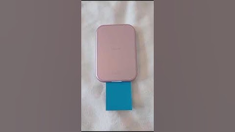 Canon Mini Printer - Top Tip for good quality prints