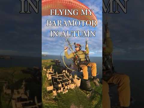 Flying My PARAMOTOR in AUTUMN #paramotor #flying #aviation #scotland