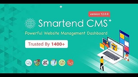 SmartEnd CMS v12.0.0 - Laravel Admin Dashboard with Frontend and Restful API - nulled