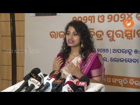 Arpita Choudhury wins Best Singer Award for 2024 at 35th Odisha State Film Awards