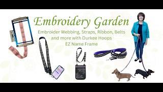 Embroidering Continously Using Durkee Hoops EZ Name Frame