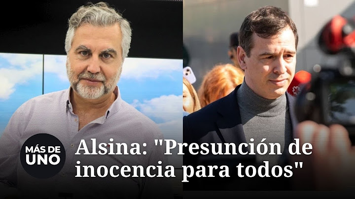 Alsina habla en su monólogo sobre el 'hermanísimo' de Sánchez: "Presunción de inocencia para todos"