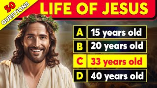 50 Bible Questions - Life Of Jesus | Test Your Bible Knowledge | The Bible Quiz screenshot 5