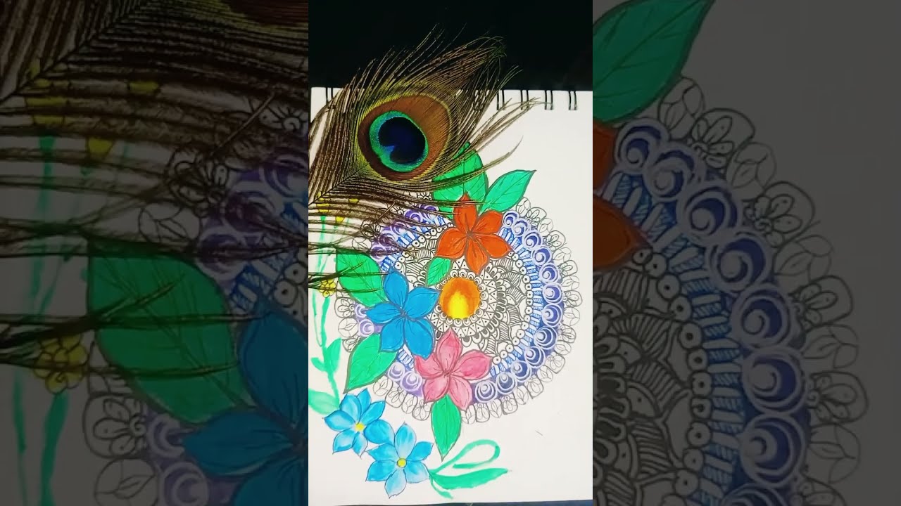 When Nature meets Mandala Art | Full Art Tutorial  