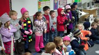 Aidan's Winter Gala at Preschool