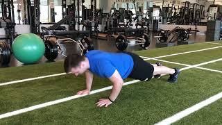 Lateral Push Up Walk w/ Push Up