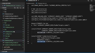 Learn CMake by real example (tutorial5,  src/build/install dir of the cmake)