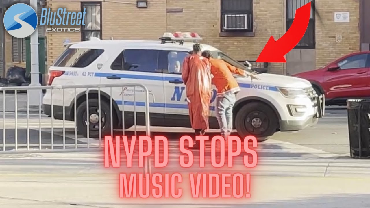 NYPD Shuts Down Video Shoot! Motherland_Q x Blustreet Exotics