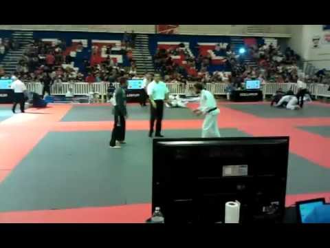 Brad Sandoval's 1st fight Masters open division 2012 US Open of Brazilian Jiu Jitsu