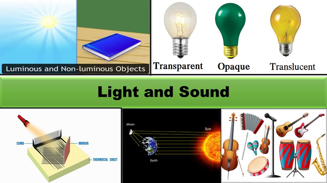 Light and Sound /Science for children/*Reshma Smart Coaching* - YouTube