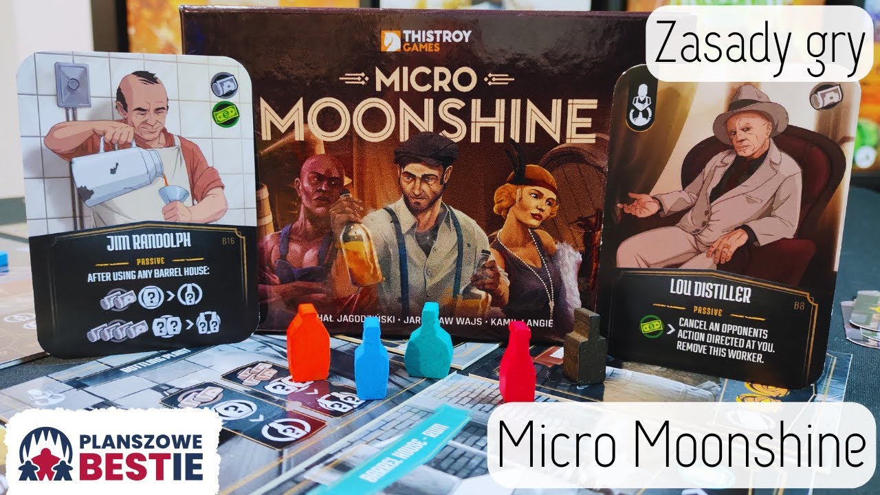 Micro Moonshine Kickstarter Edition - Gioco Da Tavolo Thistroy Games (NUOVO SIGILLATO)
