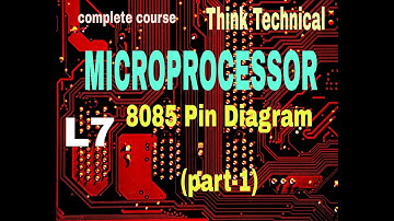 L7  8085 Microprocessor pin diagram (Part-1) (Hindi)