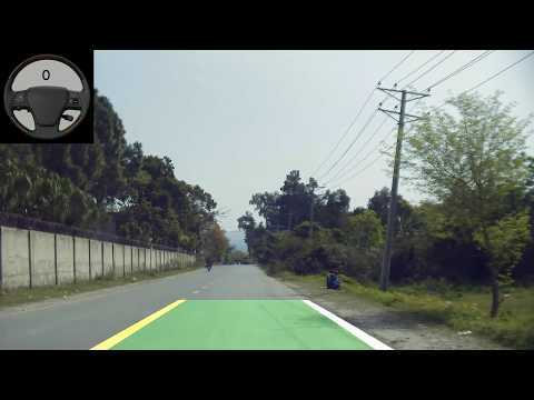 Advance lane detection & Steering angle from lanes 2
