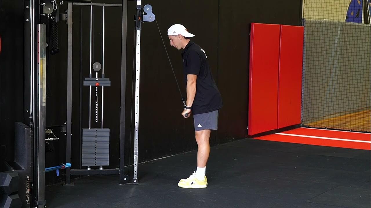 Pronated Cable Straight Bar Tricep Pushdown YouTube