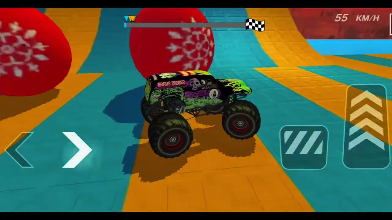 90 🔥 Monster Truck Mega Ramp Stunt Game: 💥 Best Car Stunt Game for Android 2025 - Monster Trucks