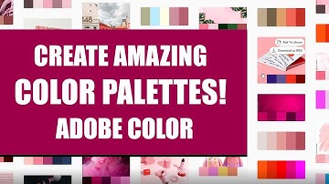HOW TO USE ADOBE COLOR TO CREATE AMAZING COLOR PALETTES!