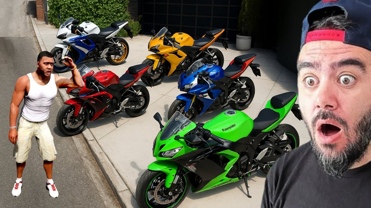 FRANKLIN EN HIZLI MOTORSIKLETLERI YAPTI - GTA 5 MODS