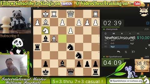 IM Will Paschall Blitz and Rapid w/Instructive Commentary! lichess.org