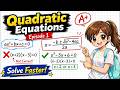 Quadratic Equations Episode 1
