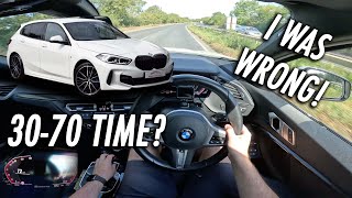 2022 BMW 118i DRIVING POV/REVIEW // I WAS WRONG!