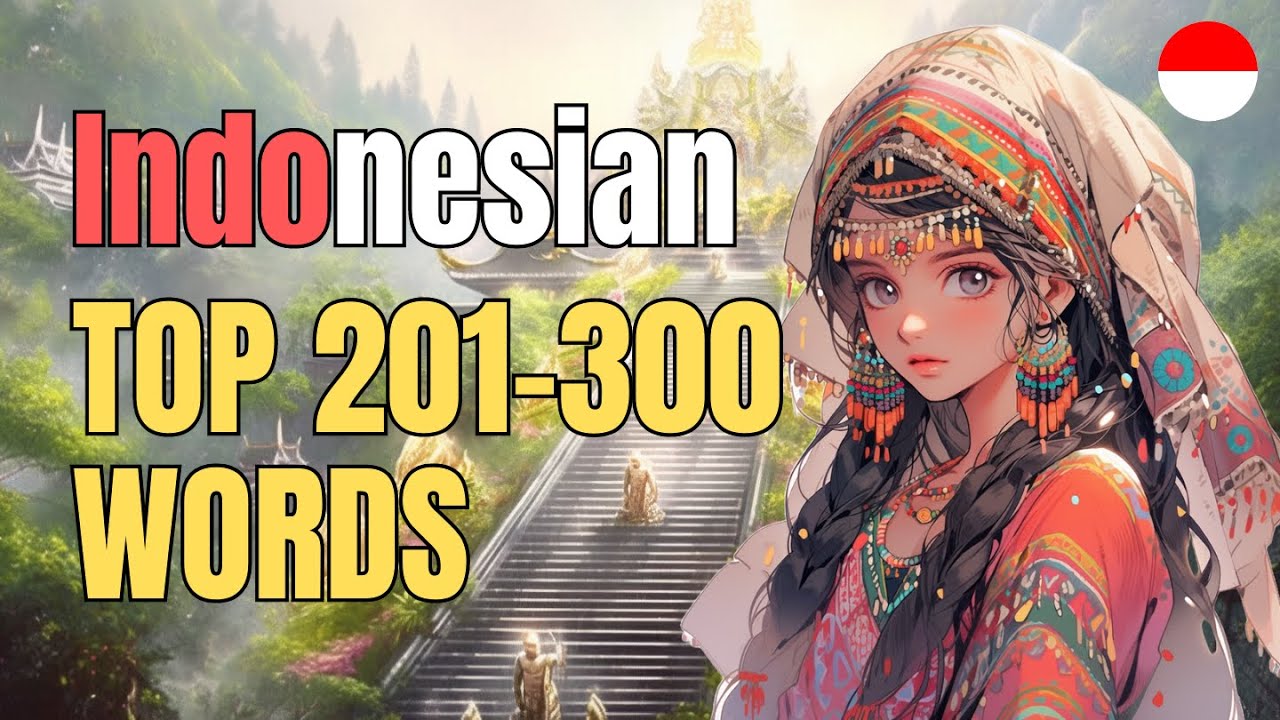 🇮🇩 Learn Indonesian | 201-300 Most Common Words - YouTube