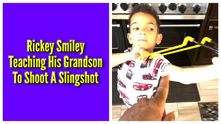 Teaching My Grandson To Shoot A Slingshot