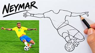 Details How to Draw Neymar Jr ⚽🔥 | Easy Step-by-Step Pencil Sketch Tutorial Update