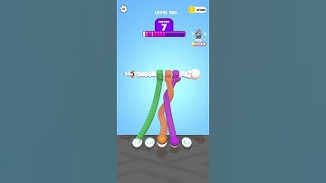 Tangle master 3D / New iOS game play #683 #shorts