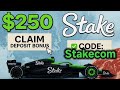 Stake Promo Code "Stakecom" — Up To $250 Deposit Bonus + Daily Rakeback (NEW Stake Code Review)