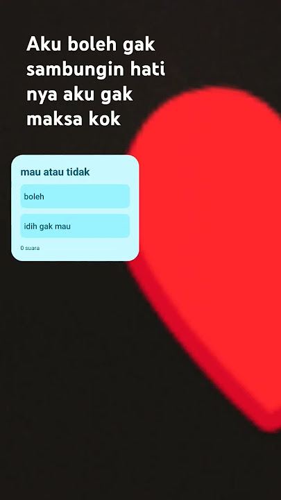 aku gak maksa