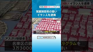 覚醒剤を路上で外国人男性に売り渡した疑い　イラン国籍の男（28）を逮捕　密売グループの売人か #チャント