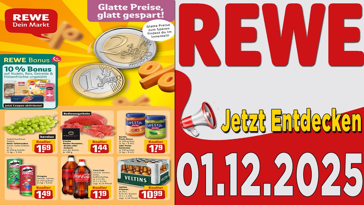 REWE Werbung Prospekt | Gültig von 01.12.2025