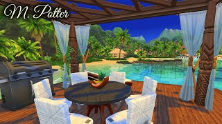The Sims 4: Kealoha Renovation ️ Island Living (No CC)//Speed Build