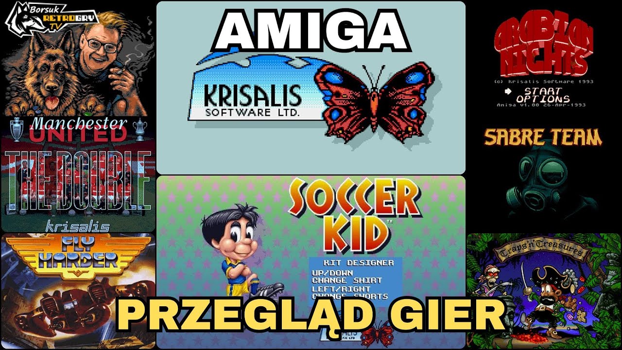 Borsuk Retro Gry TV: AMIGA - Przegląd Gier Firmy KRISALIS SOFTWARE / TEQUE SOFTWARE #1
