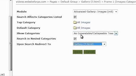 Creating Advanced Image Gallery Frames