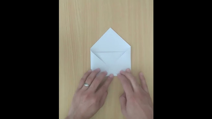 Sobre de papel muy fácil