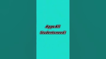 Apps All Students need! #aesthetic  #viralshort  #student #assignment