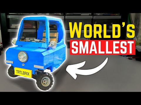 I built the WORLD’S SMALLEST CAR out of LEGO!!