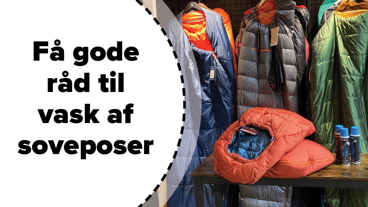 Vask af soveposer - Hvordan gør jeg?