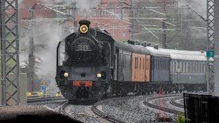 Steam Locomotive Hr1 Ukko-Pekka 1009 in Southern Finland on the 18th and the 19th of June 2022 by Junakuvat 6,334 views 1 year ago 8 minutes