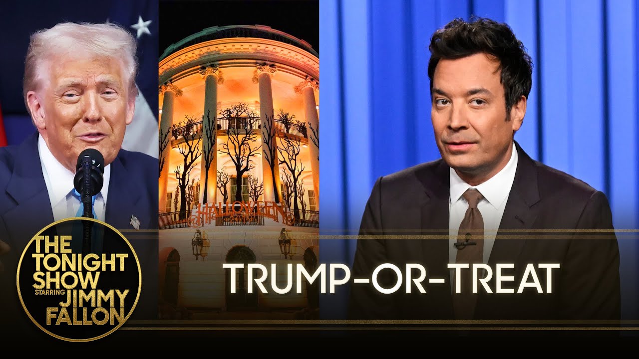 Trump Eats Beef Patties and Ketchup in South Korea, Construction Site White House Hosts Halloween