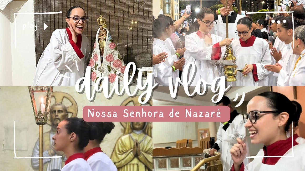 Vlog da coroinha: Nossa Senhora de Nazaré chegou em Brasília!