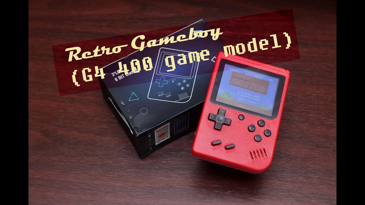 retro game boy console