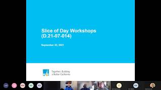 CPUC Workshop on RA Framework 1) Structural Elements - Part 1 (Sept. 22, 2021)