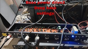 Sound chek bass test of bass power drive2 testing 